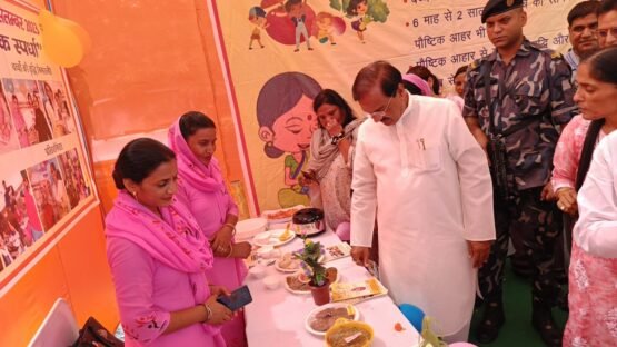 Anganwadi Centers पर हुआ 1100 बच्चों का अन्नप्राशन