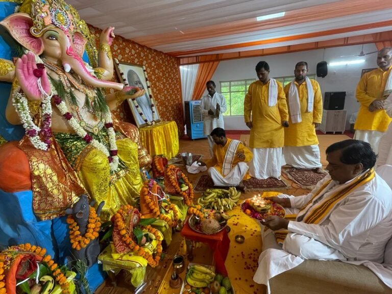 गणेश महोत्सव महर्षि नगर में धूमधाम से मनाया जा रहा