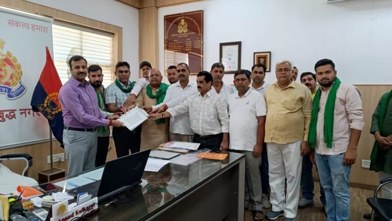 भारतीय किसान यूनियन कार्यकर्ताओं ने दिया ज्ञापन