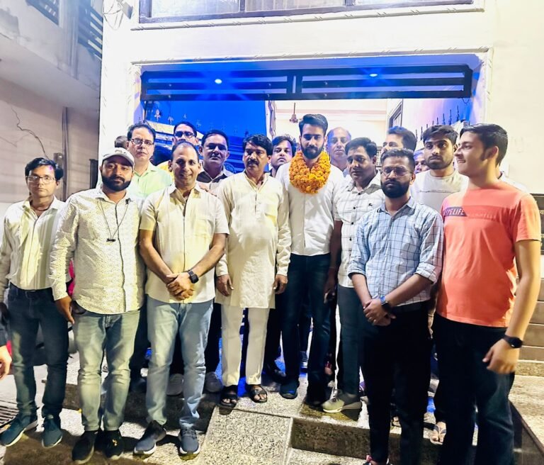 सचिन बैंसला का आगाहपुर गाँव में हुआ भव्य स्वागत