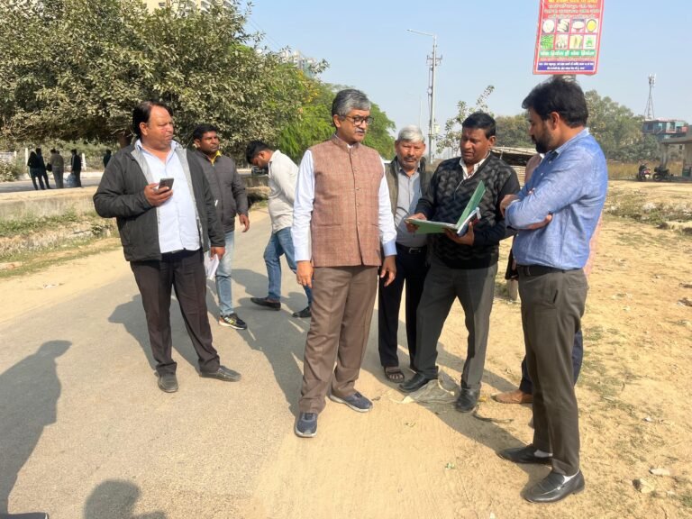 ACEO ने शहर की ग्रीनरी कर लिया जायजा