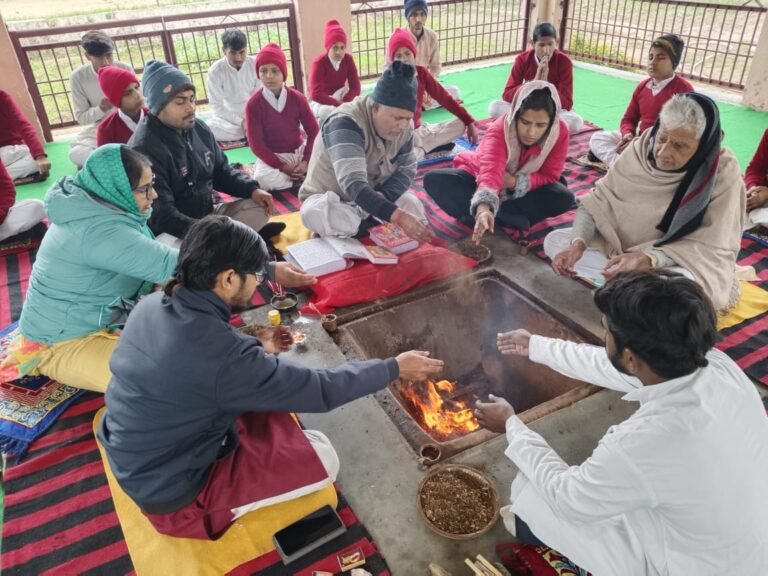 श्री राम प्रतिस्थापन पर वैदिक यज्ञ एवं रामचरितमानस
