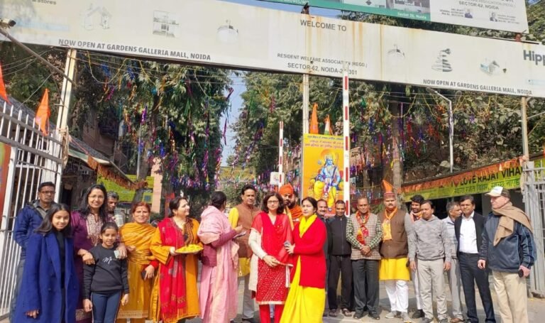 विश्व हिन्दू परिषद-बजरंग दल ने श्रीराम की जनजागरण यात्रा निकाली