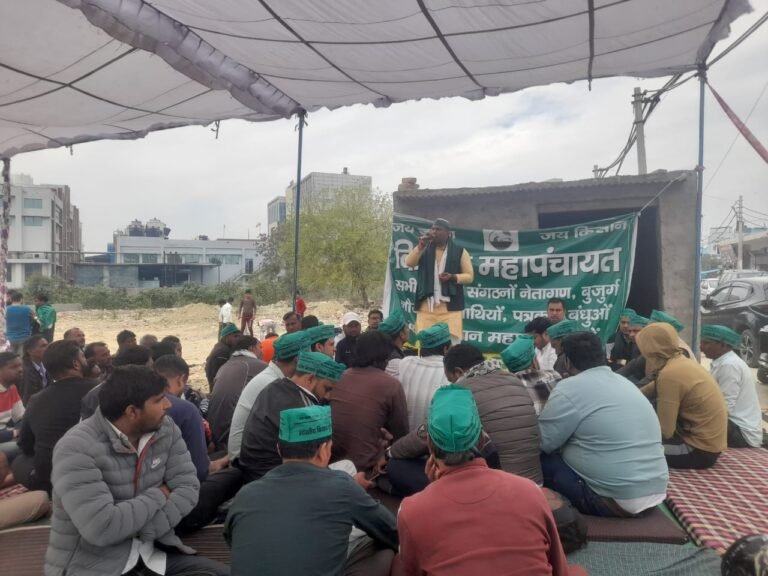 Bharatiya Kisan Union Revolution के नेतृत्व में 8वें दिन जारी रहा प्रदर्शन