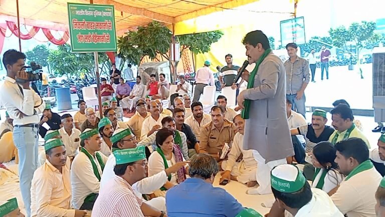 भारतीय किसान यूनियन :-समस्याओ का समाधान ना होने पर बिल्डर के आफिस पर होगी तालाबंदी : बलराज भाटी