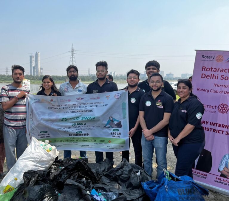 Noida युवा शक्ति द्वारा आयोजित कार्यक्रम,स्वच्छ यमुना मिशन