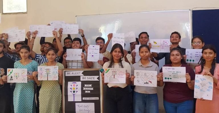 IMS Noida में सड़क सुरक्षा जागरुकता कार्यक्रम