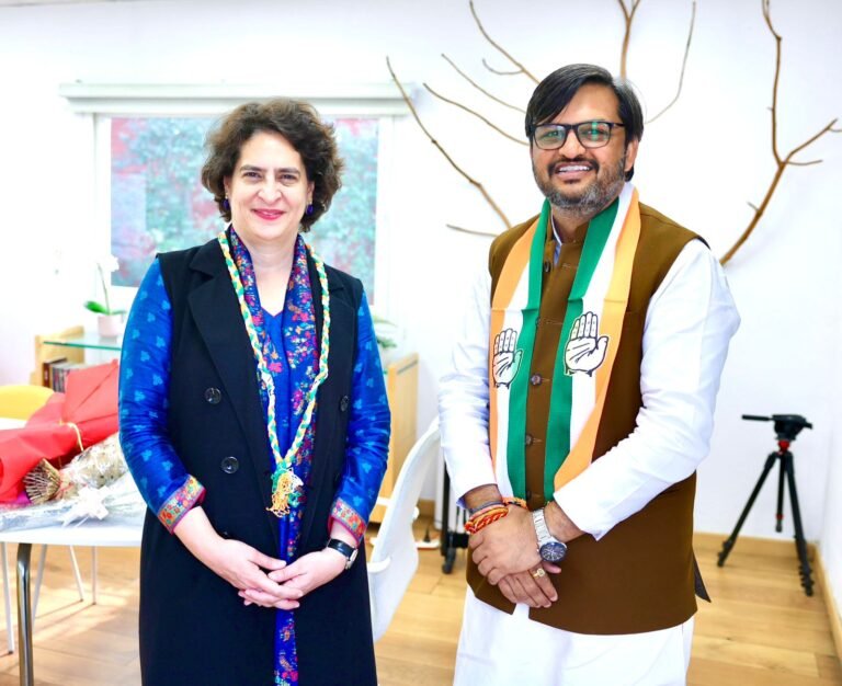 प्रियंका गांधी से मिलकर संघर्ष करने का जज्बा दुगना हुआ : Ramkumar Tanwar