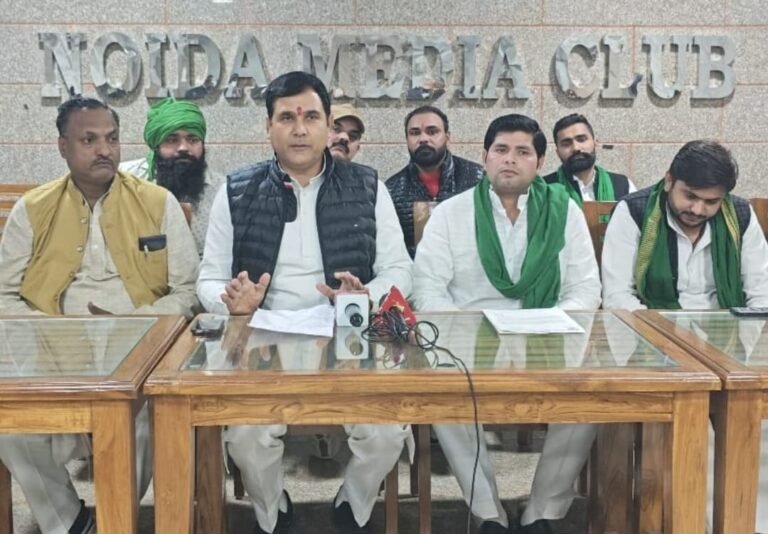 Noida किसान आंदोलन में गिरफ्तार किसानों की रिहाई है प्राथमिकता : सचिन शर्मा