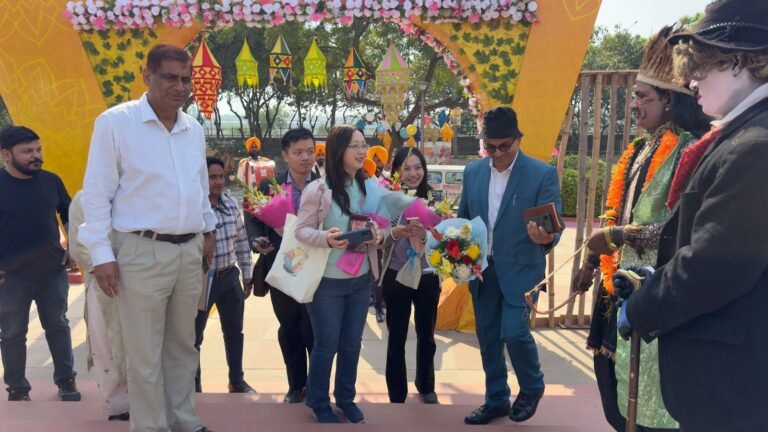 सरस आजीविका मेला 2025 में चौथे दिन पहुंचा ताइवान प्रतिनिधिमंडल