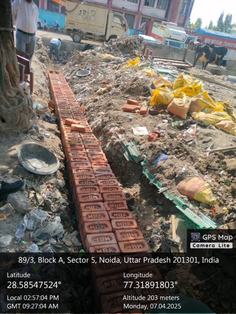 Noida दबंगों द्वारा ग्रीन बेल्ट पर अतिक्रमण प्राधिकरण ने की कारवायी