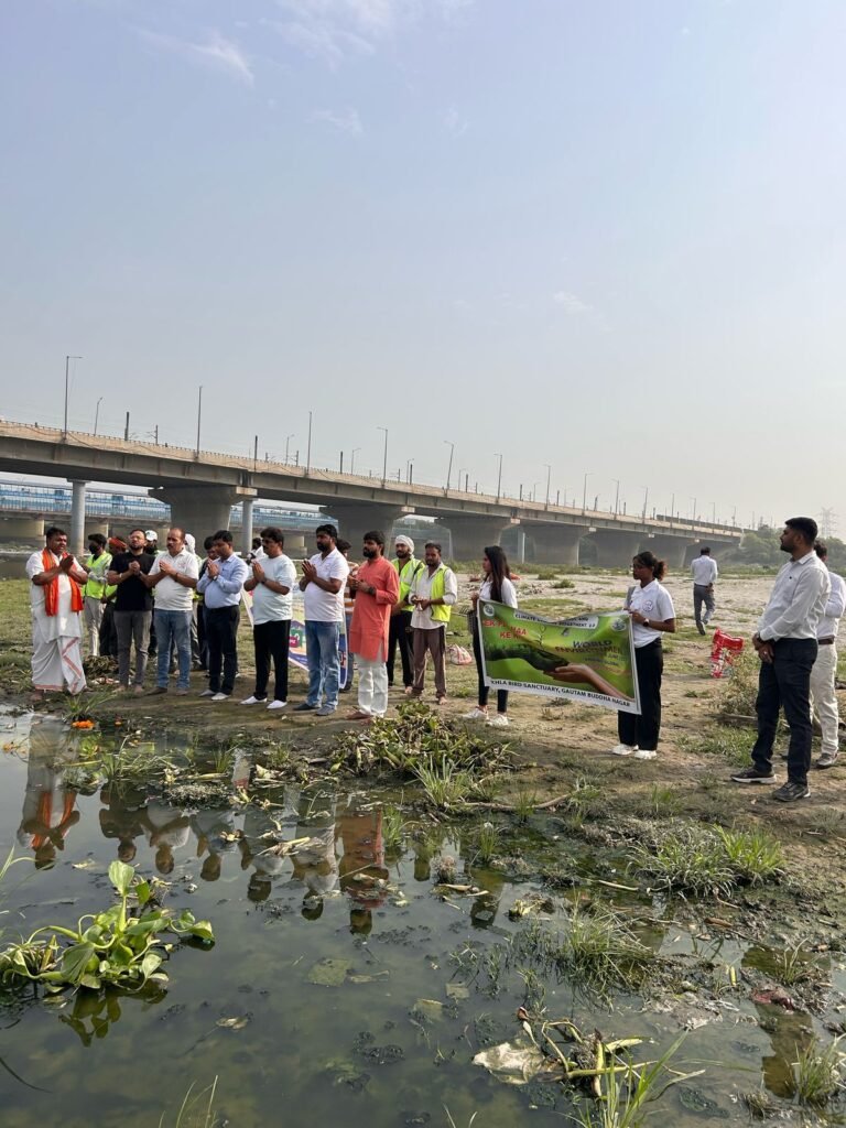World Environment day पर यमुना तट बना पर्यावरण प्रेम का प्रतीक