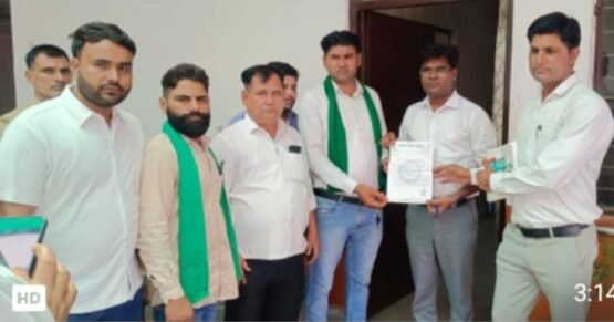 Ddari नवीन सब्ज़ी मंडी में हो रही अवैध वसूली के खिलाफ ज्ञापन