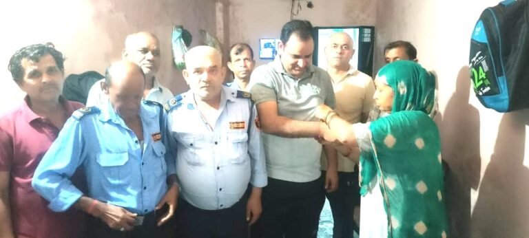 Dadri बालाजी एनक्लेव सेक्टर कार्यकारिणी ने मनाया अनोखा रक्षा बंधन