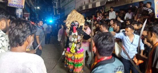 Dankur :बिलासपुर में निकली महाकाली शोभा यात्रा