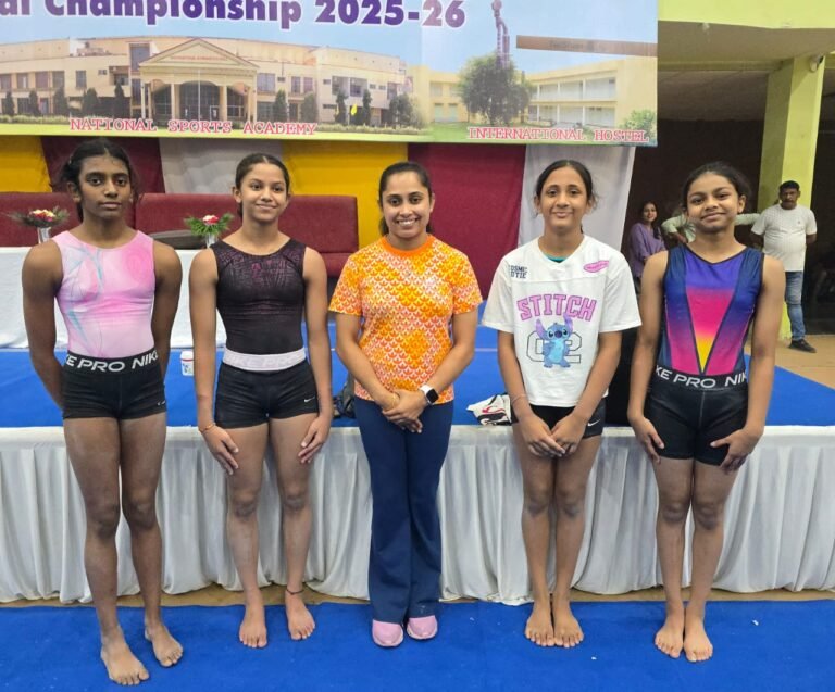 Noida :जिले के चार जिमनास्टो का  सब जूनियर नेशनल गेम्स में हुआ चयन